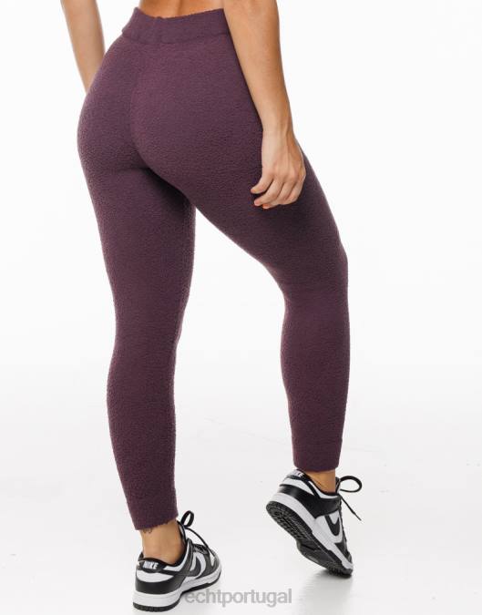 ECHT joggers de jogo ameixa roupas mulheres P22N322