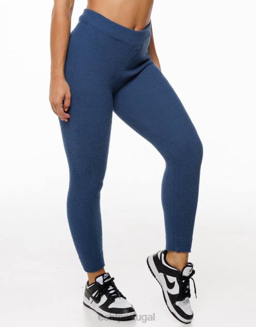 ECHT joggers de jogo azul denim roupas mulheres P22N321