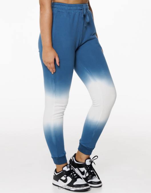 ECHT joggers tie-dye céu azul roupas mulheres P22N439