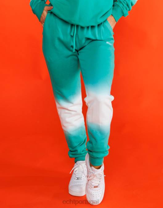 ECHT joggers tie-dye verde roupas mulheres P22N440