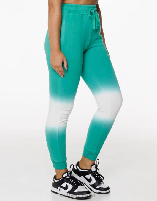 ECHT joggers tie-dye verde roupas mulheres P22N440