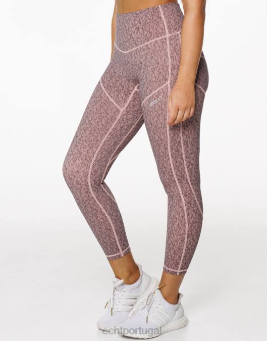 ECHT legging com elevação forçada pêssego roupas mulheres P22N409