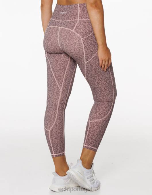 ECHT legging com elevação forçada pêssego roupas mulheres P22N409