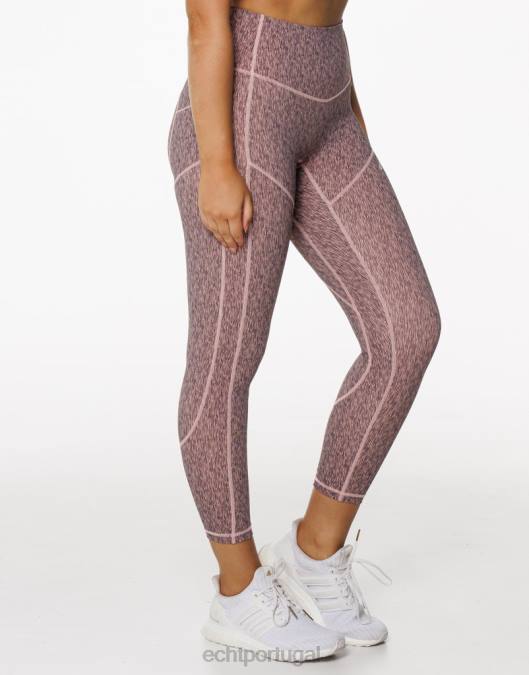 ECHT legging com elevação forçada pêssego roupas mulheres P22N409