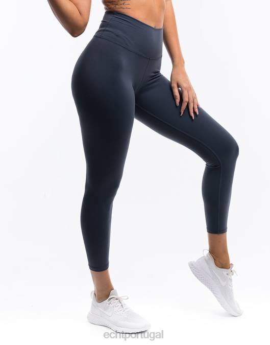 ECHT legging de compressão forçada Aço azul roupas mulheres P22N507