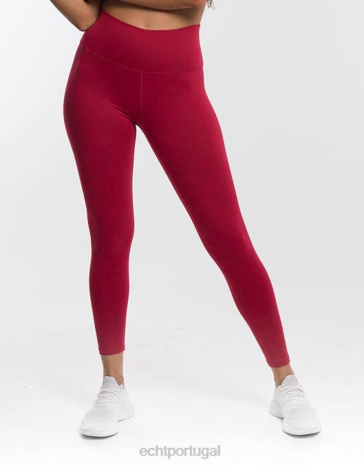 ECHT legging de compressão forçada carmesim roupas mulheres P22N506