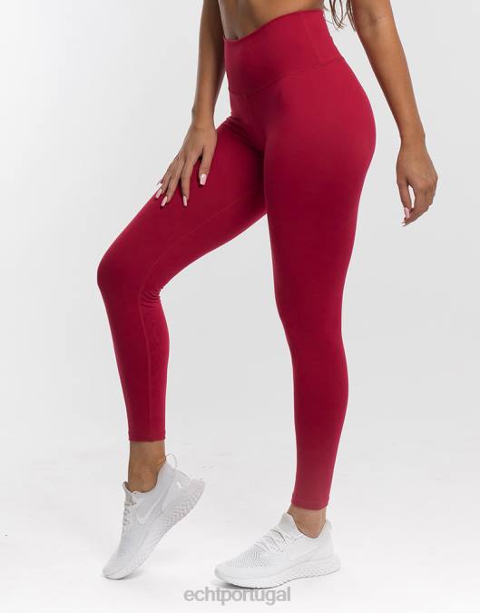 ECHT legging de compressão forçada carmesim roupas mulheres P22N506