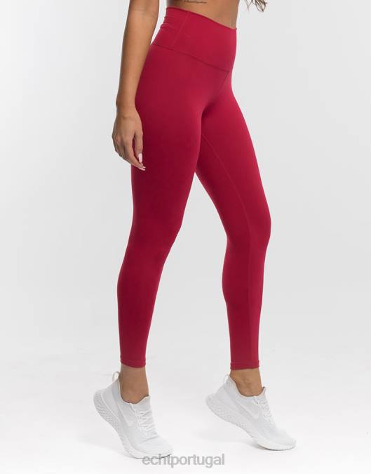 ECHT legging de compressão forçada carmesim roupas mulheres P22N506