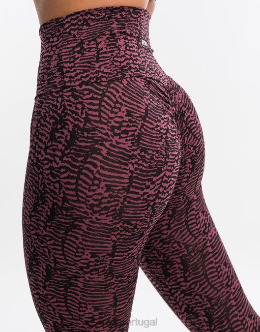 ECHT legging essentia zebra de baga roupas mulheres P22N525