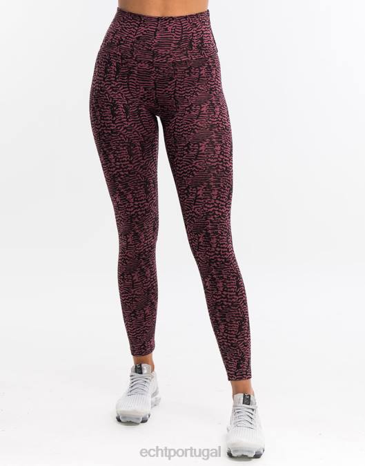 ECHT legging essentia zebra de baga roupas mulheres P22N525