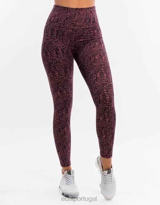 ECHT legging essentia zebra de baga roupas mulheres P22N525