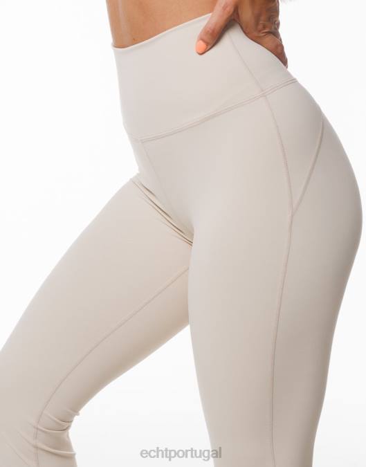 ECHT legging flare aveia roupas mulheres P22N206