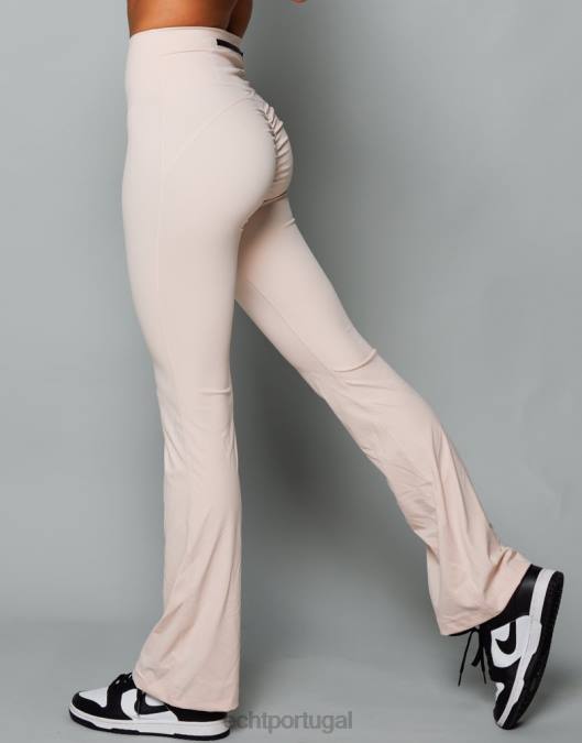 ECHT legging flare corar roupas mulheres P22N278