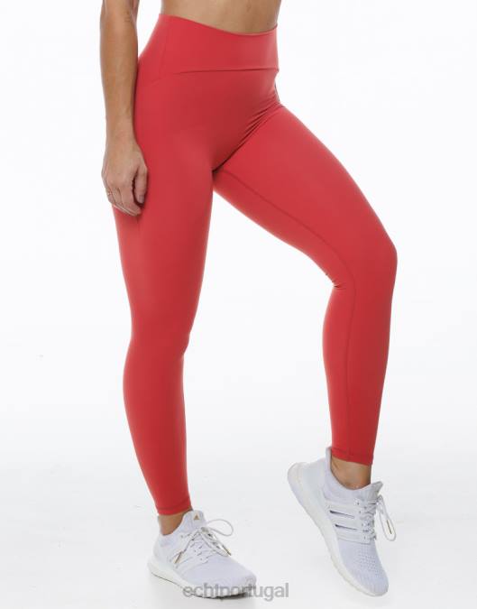 ECHT legging fortaleza vermelho roupas mulheres P22N398