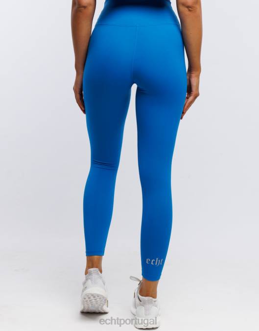 ECHT legging zero hiper azul roupas mulheres P22N379