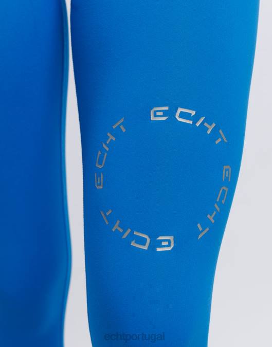 ECHT legging zero hiper azul roupas mulheres P22N379