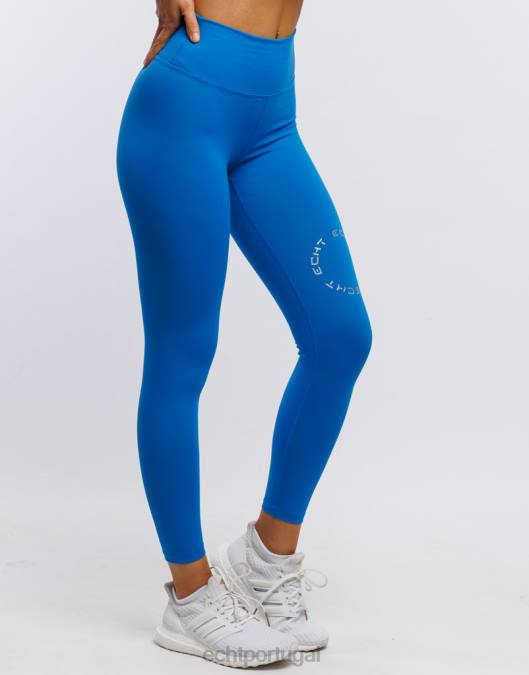 ECHT legging zero hiper azul roupas mulheres P22N379