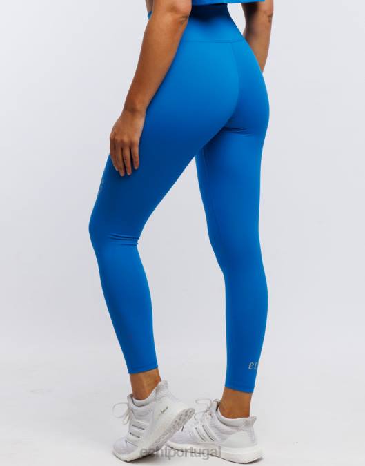 ECHT legging zero hiper azul roupas mulheres P22N379