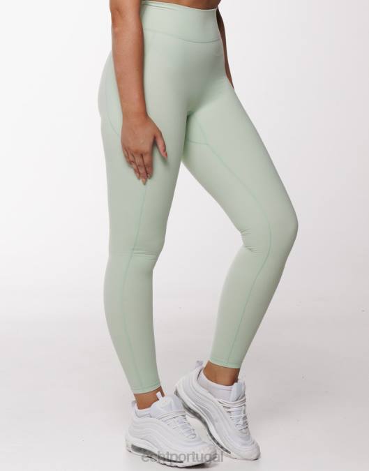 ECHT leggings de bolso ascendente camafeu verde roupas mulheres P22N411