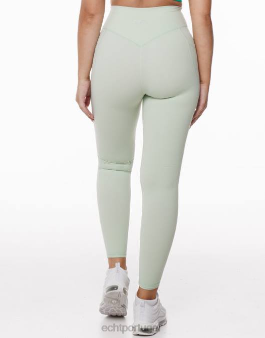 ECHT leggings de bolso ascendente camafeu verde roupas mulheres P22N411