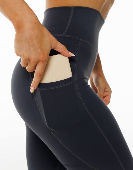 ECHT leggings de bolso de solução corvo negro roupas mulheres P22N7