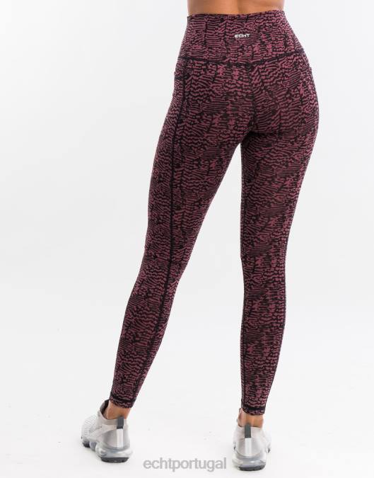 ECHT leggings de bolso essentia zebra de baga roupas mulheres P22N526