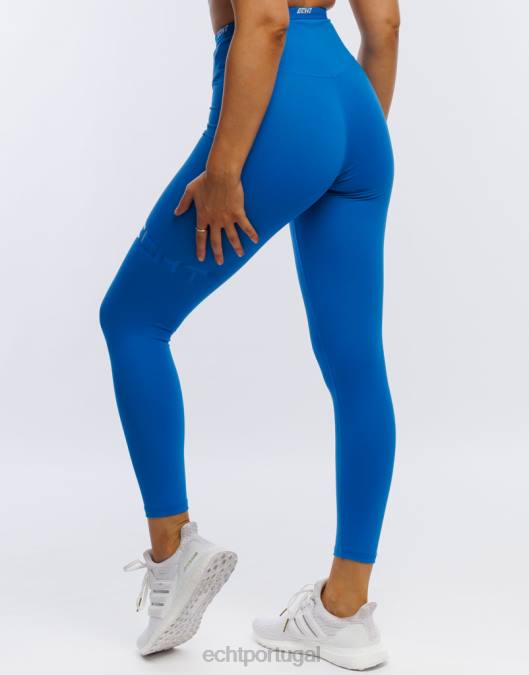 ECHT leggings de energia horizonte azul roupas mulheres P22N511