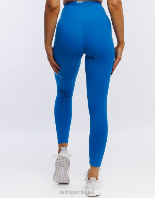 ECHT leggings de energia horizonte azul roupas mulheres P22N511