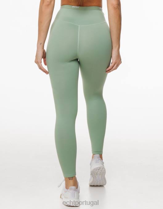 ECHT leggings de energia manjericão verde roupas mulheres P22N473