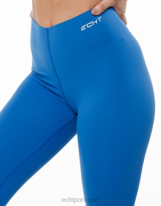 ECHT leggings de gama v3 azul roupas mulheres P22N474