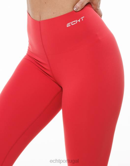 ECHT leggings de gama v3 vermelho roupas mulheres P22N475