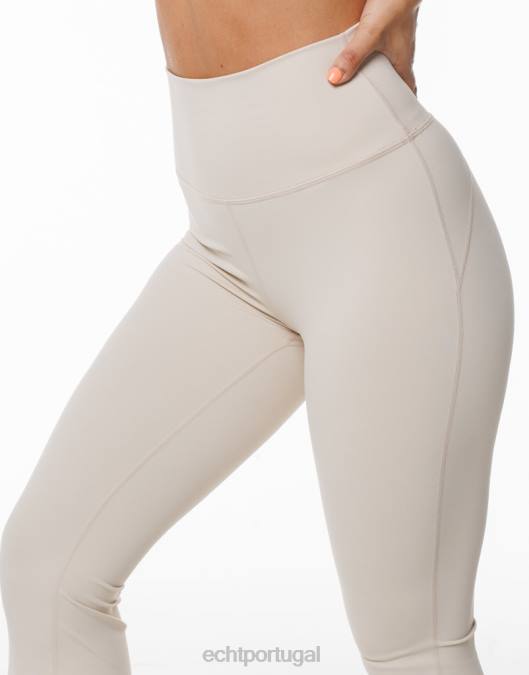 ECHT leggings flare aveia roupas mulheres P22N205