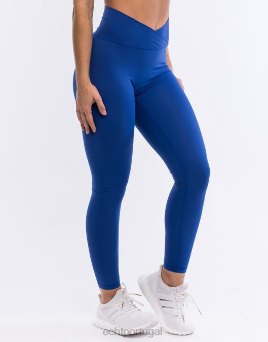 ECHT leggings hiper azul roupas mulheres P22N353