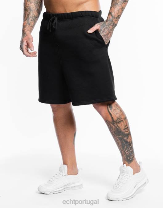 ECHT shorts básicos preto bolsa homens P22N600