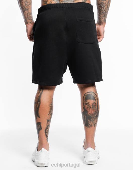 ECHT shorts básicos preto bolsa homens P22N600