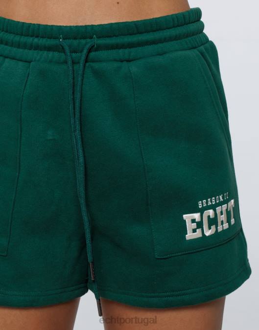 ECHT shorts da segunda temporada universidade verde roupas mulheres P22N421