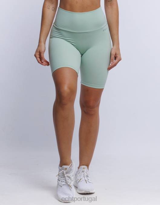 ECHT shorts de ciclismo camafeu verde roupas mulheres P22N478