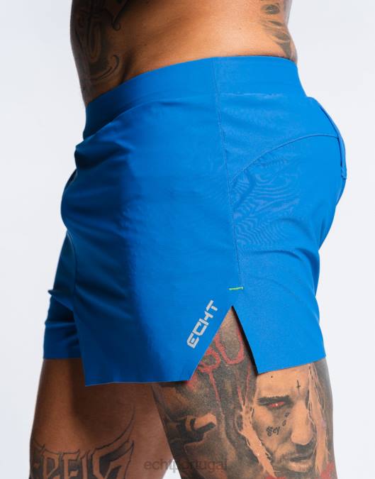 ECHT shorts de corrida azul clássico bolsa homens P22N553