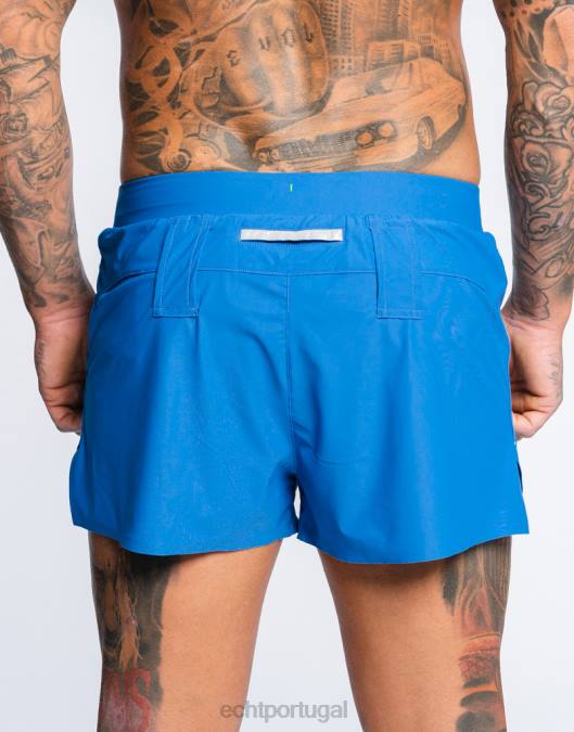 ECHT shorts de corrida azul clássico bolsa homens P22N553