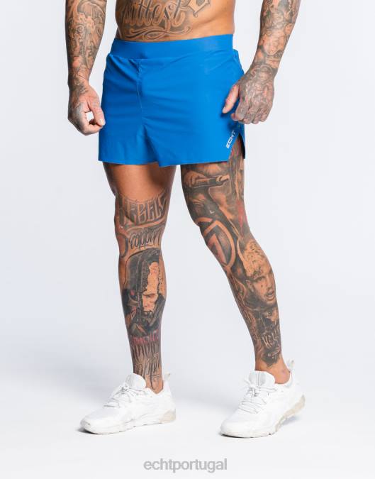 ECHT shorts de corrida azul clássico bolsa homens P22N553