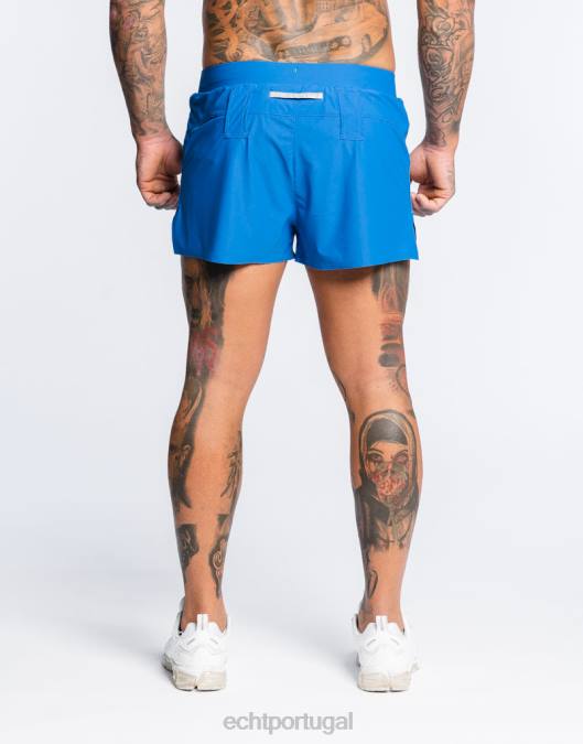 ECHT shorts de corrida azul clássico bolsa homens P22N553