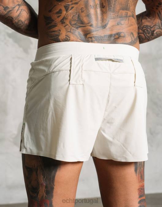 ECHT shorts de corrida cinza claro bolsa homens P22N554