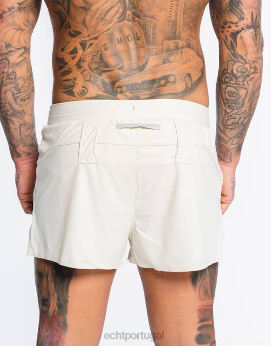 ECHT shorts de corrida cinza claro bolsa homens P22N554