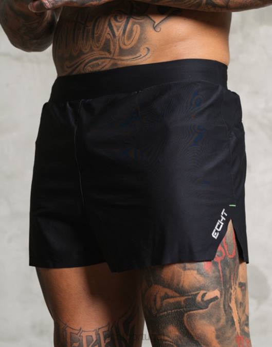 ECHT shorts de corrida preto bolsa homens P22N552