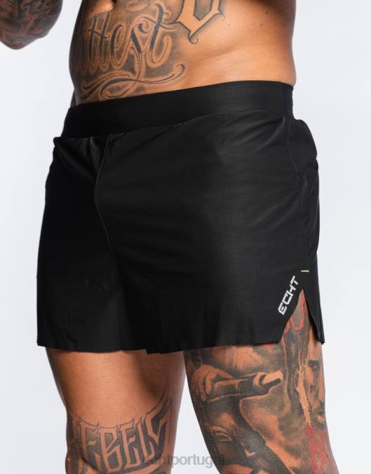 ECHT shorts de corrida preto bolsa homens P22N552