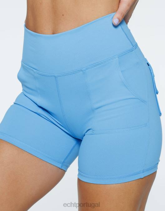 ECHT shorts essência azul Azul roupas mulheres P22N137