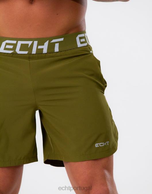 ECHT shorts finais cáqui bolsa homens P22N588