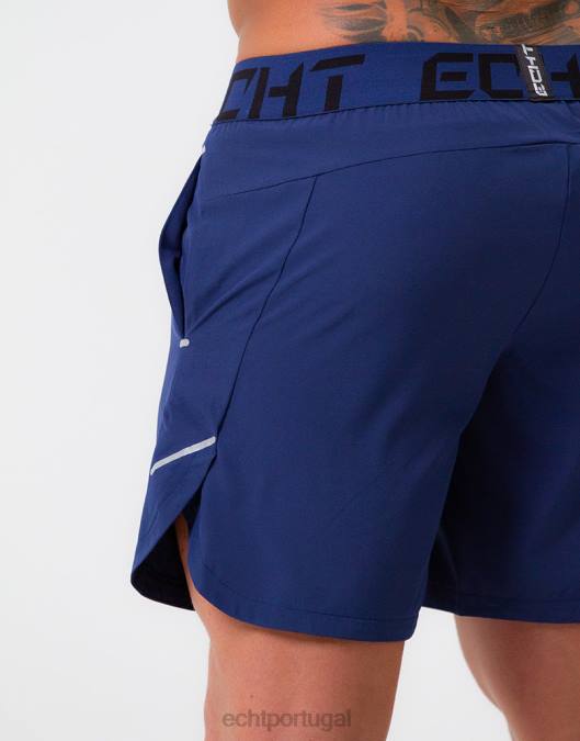 ECHT shorts finais marinha bolsa homens P22N589