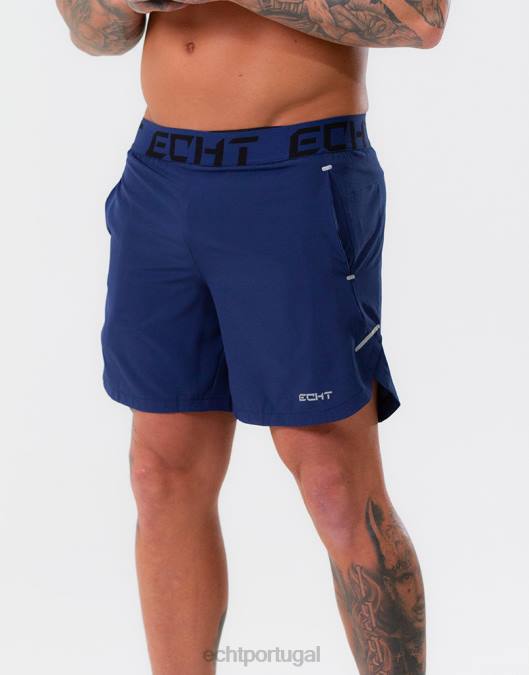 ECHT shorts finais marinha bolsa homens P22N589