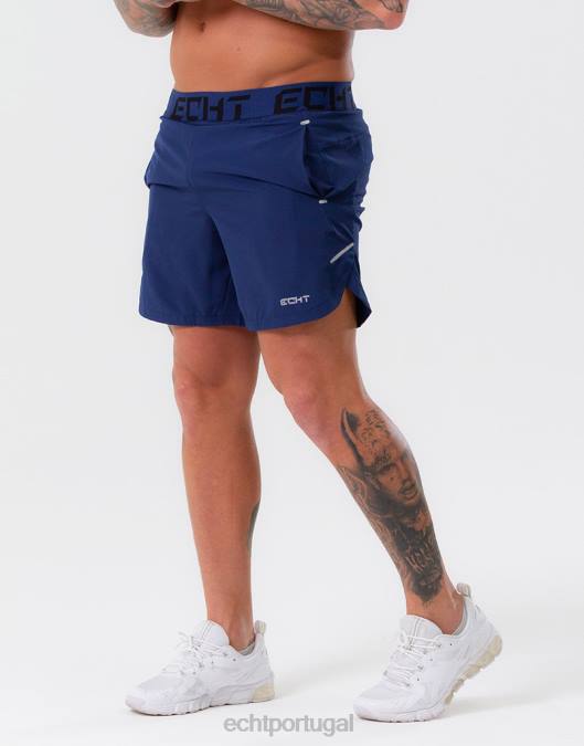 ECHT shorts finais marinha bolsa homens P22N589